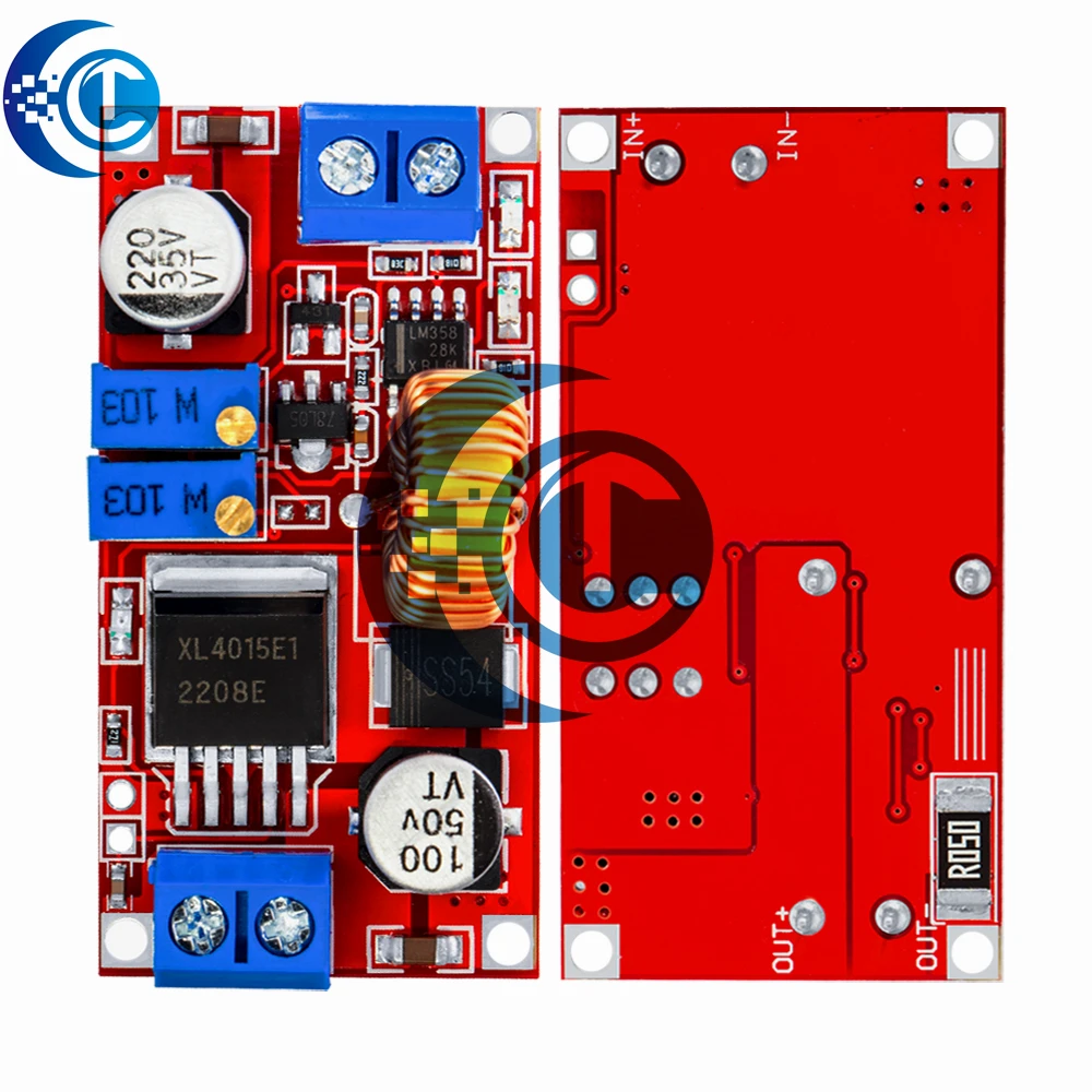 Scheda di ricarica step-down batteria al litio originale XL4015 5A DC-DC CC/CV-Convertitore di potenza LED e modulo step-down caricabatterie al litio