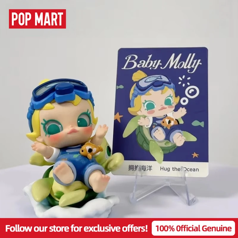 حقيقي POPMART الطفل مولي بلدي المعانقة اكتشاف سلسلة صندوق أعمى اللعب أنيمي عمل الشكل Caixa Caja مفاجأة هدية عيد ميلاد