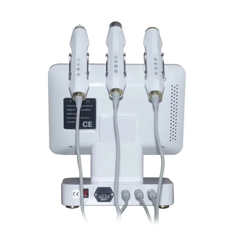 3-in-1 CO2 Bubble Oxygenation Facial Machine Skin Care Anti-Aging Wrinkle Removal Hydro Dermabrasion Device for Beauty Therapy