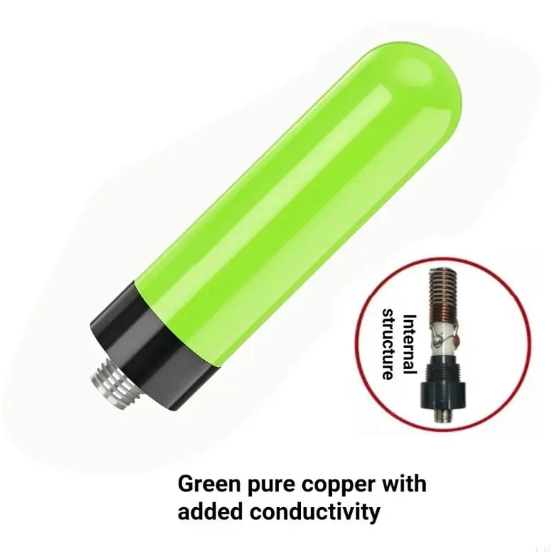 Two-Way Radio Antennas for 805S, Two-Band Format with Female Screw-On Fitting and Rounded Black Base Design K1KF