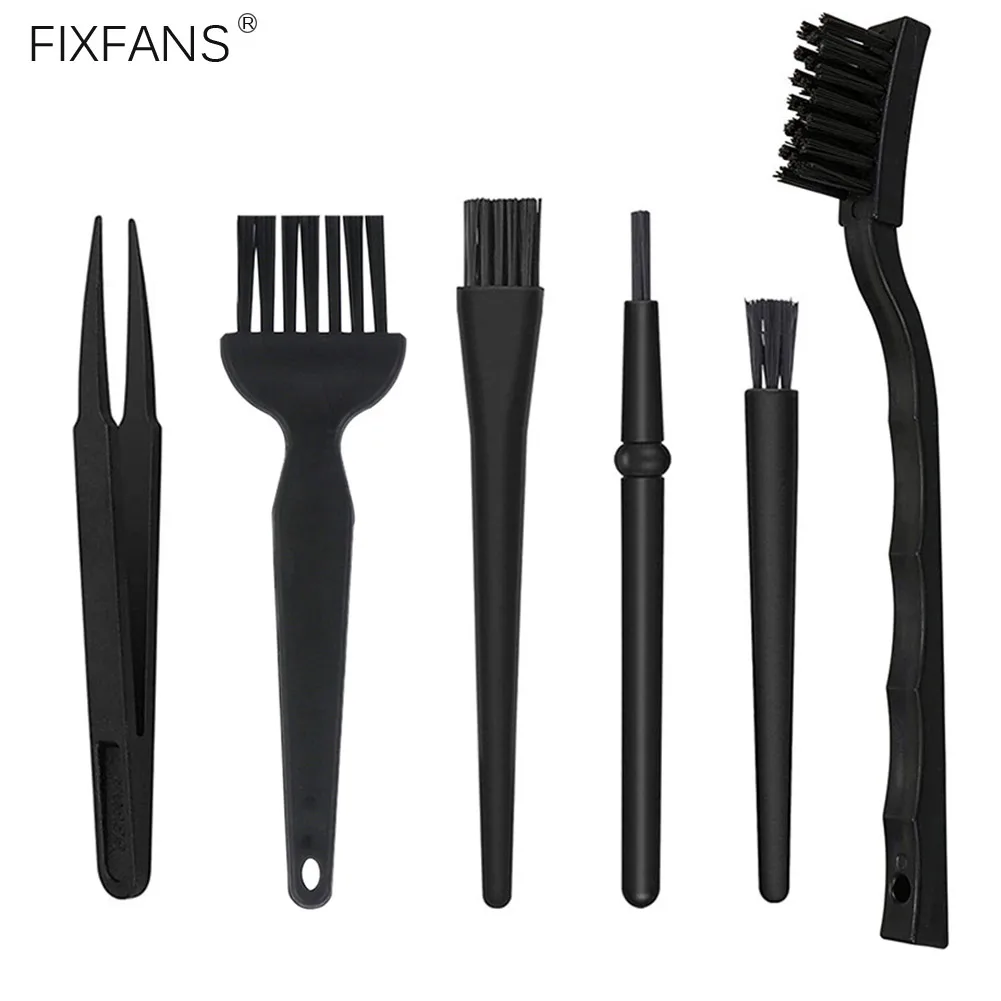 Keyboard Cleaning Brush Kit, Anti Static Brushes Plastic Handle Brush Set for Electronics Laptop Computer PC Keyboard Car Lab