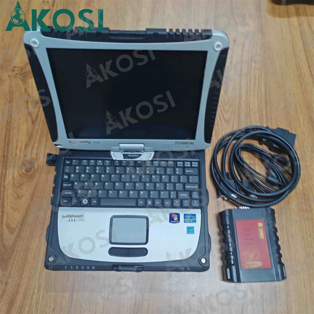 Truck Scanner Diagnostic Interface for SINOTRUK HOWO Cnhtc Diesel Engine Heavy Duty Diagnostic Tools with cf19 Laptop