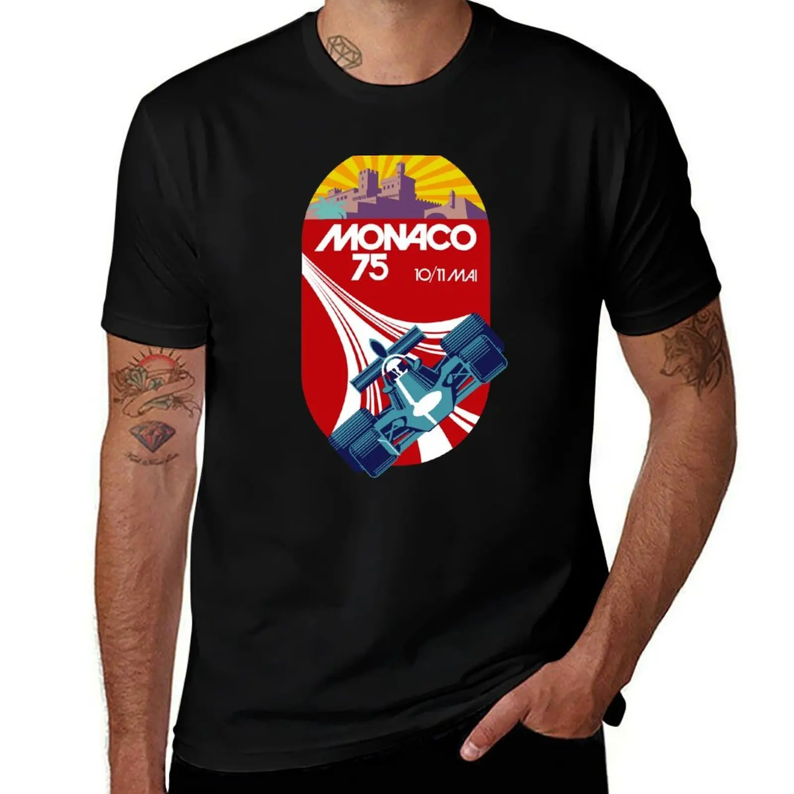 Monaco 75 T-Shirt Soft Stretch Short Sleeve Top T-Shirt