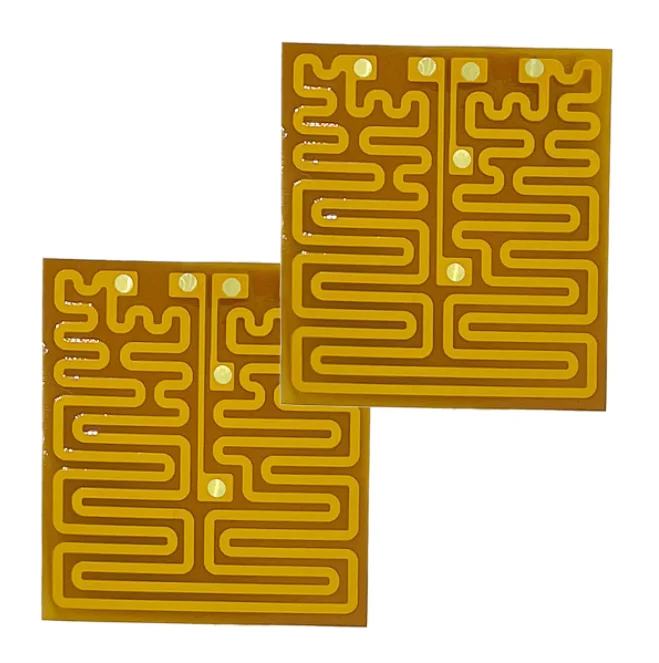 Feuille chauffante en polyimide personnalisée PI fpc, panneau de film chauffant électrique 10-100mm, PCB flexible