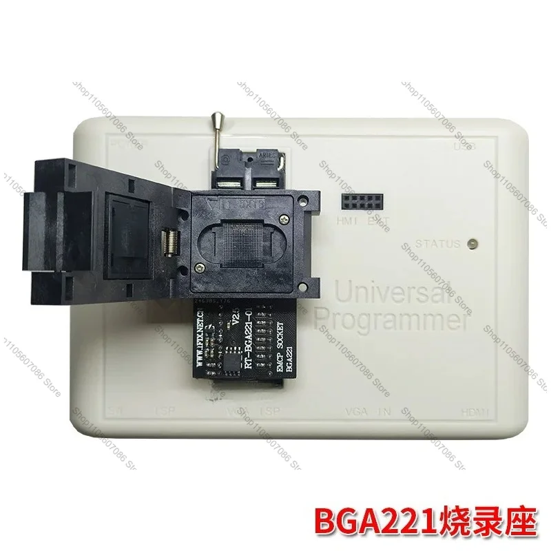 BGA221 Burner Seat EMMC Adapter EMCP Bounce Seat, Suitable for Mobile Phone Repair RT809H