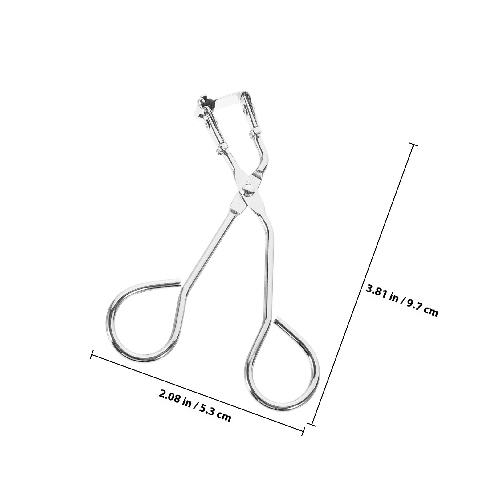 Mini piegaciglia in acciaio inossidabile Strumento per arricciare le ciglia leggero portatile per le donne Accessorio per il trucco Ciglia professionali