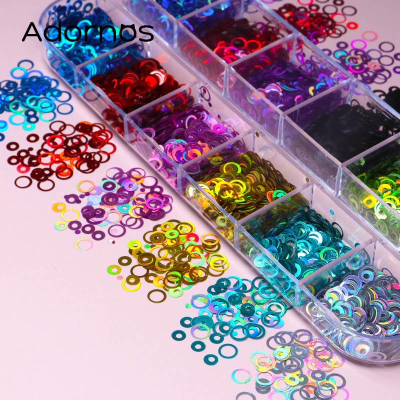 Holografische runde Epoxidharz-Pailletten, Glitzerfüllung, Treibsandharz, Shaker-Füller, Epoxid-Silikonform, Schlüsselanhänger, DIY-Zubehör