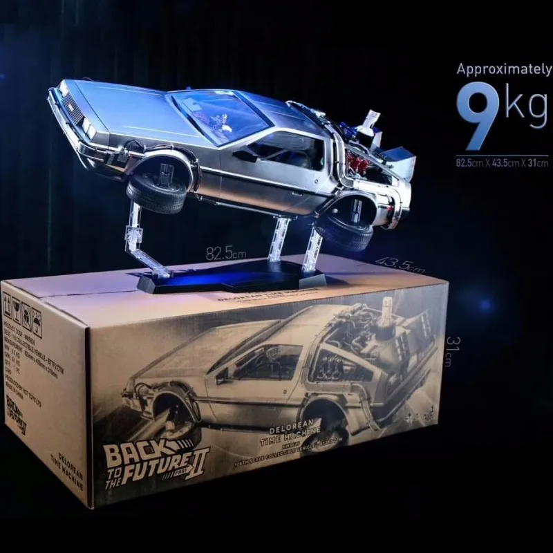 Hottoys Ht 1/6 Mms636 Back To The Future Part 2 - 1:6 Scale Delorean Time Machine Collectible Vehicle Amazing Children Toy Gift