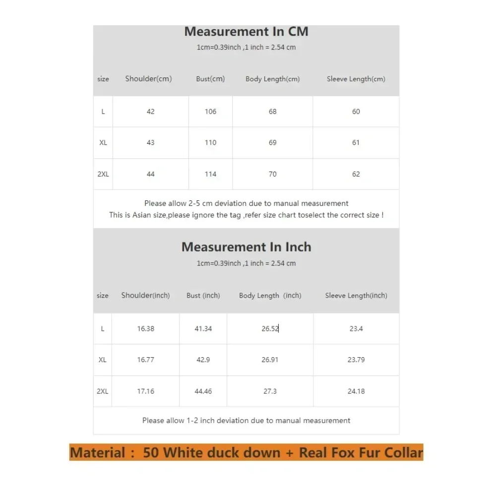 Doudoune en Duvet de Canard Blanc pour Femme, Manteau Chaud et Épais en Vraie Fourrure de Renard, à Lacets, à la Mode, Automne Hiver