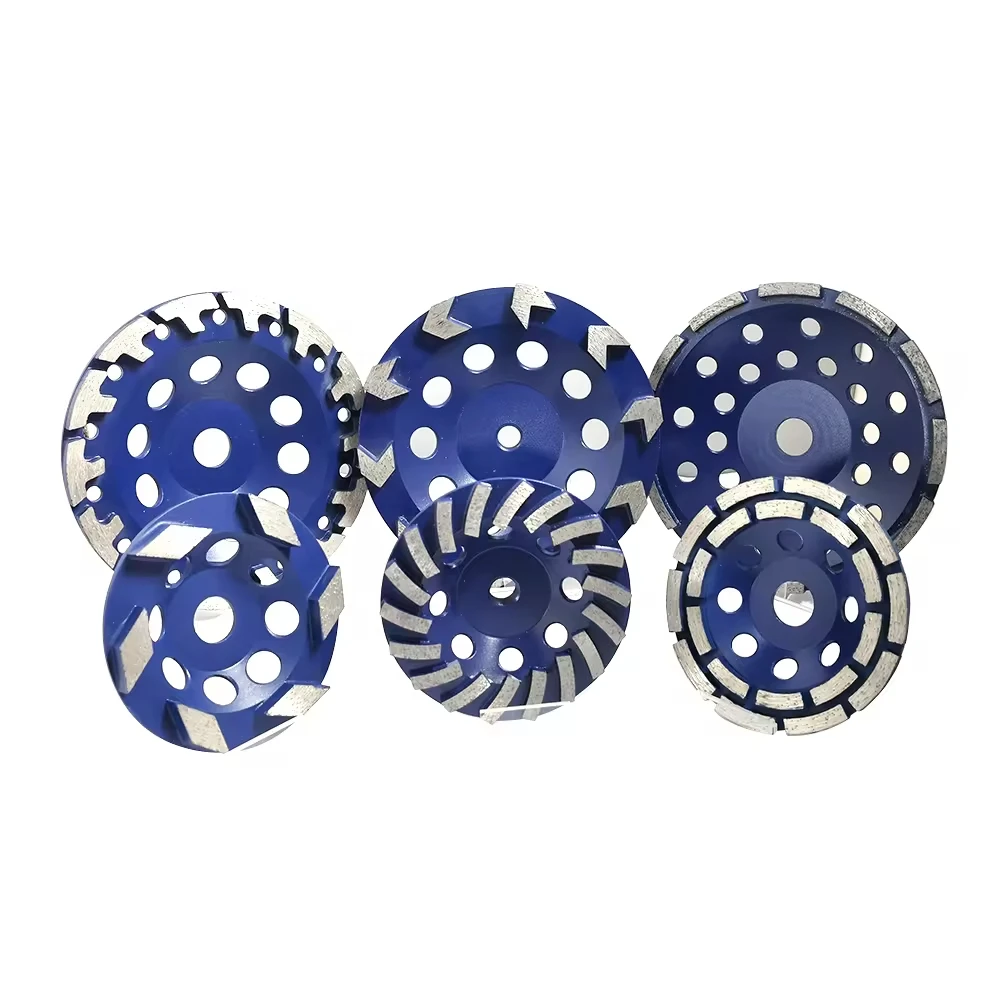 hit productWear Resistant Hot Pressed Segmented Fan Diameter 6 Inch Diamond Cup Wheel