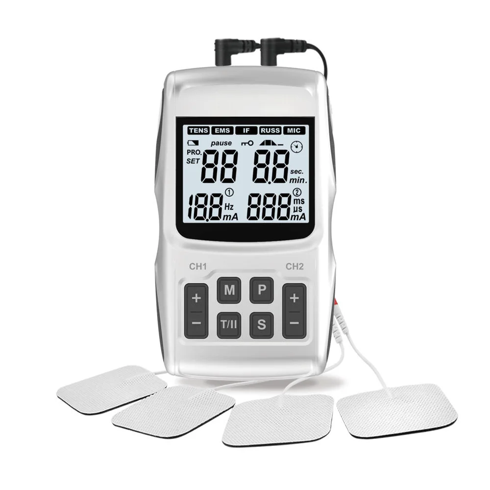 5‑in‑1 Multifunctional Rechargeable Dual‑Channel Body Massager Muscle Stimulator for Pain Relief & Relaxation
