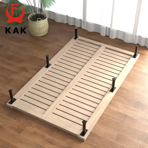 KAK Black Furniture Legs Adjustable Bed Beam Support Foot Sofa Table Feet Replacement Plastic Steel Heavy Duty Bed Hardware - Image 5
