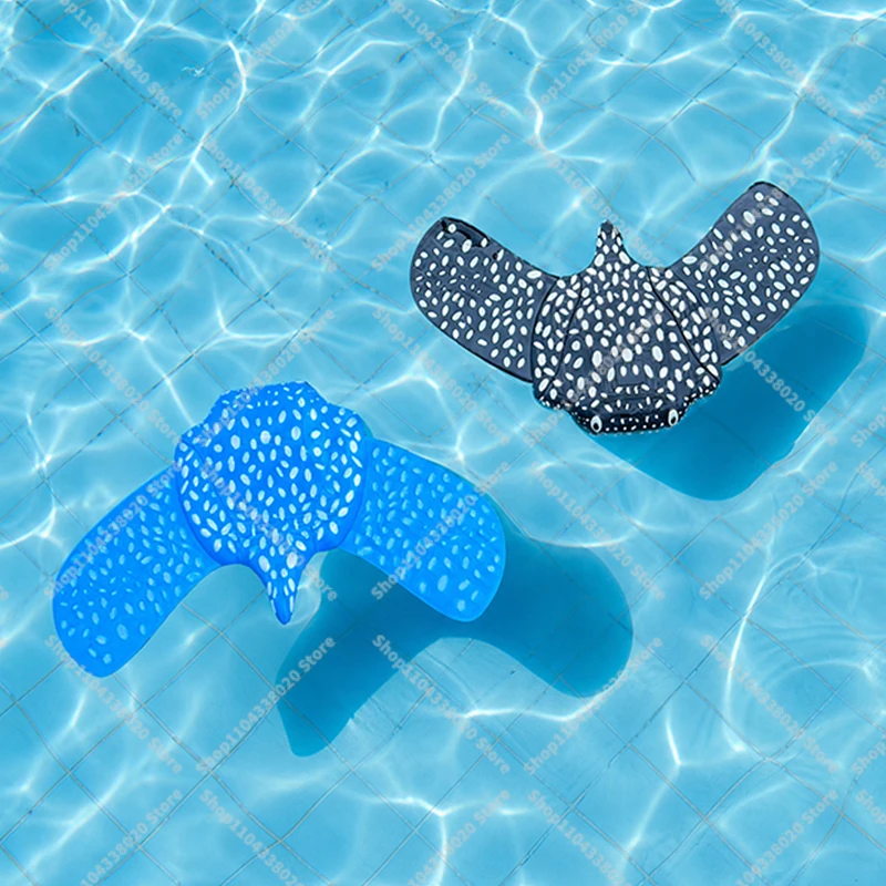 Pływająca Manta Ray – Zabawne zabawki do basenu, zabawka do pchania i ślizgania się pod wodą na lato.