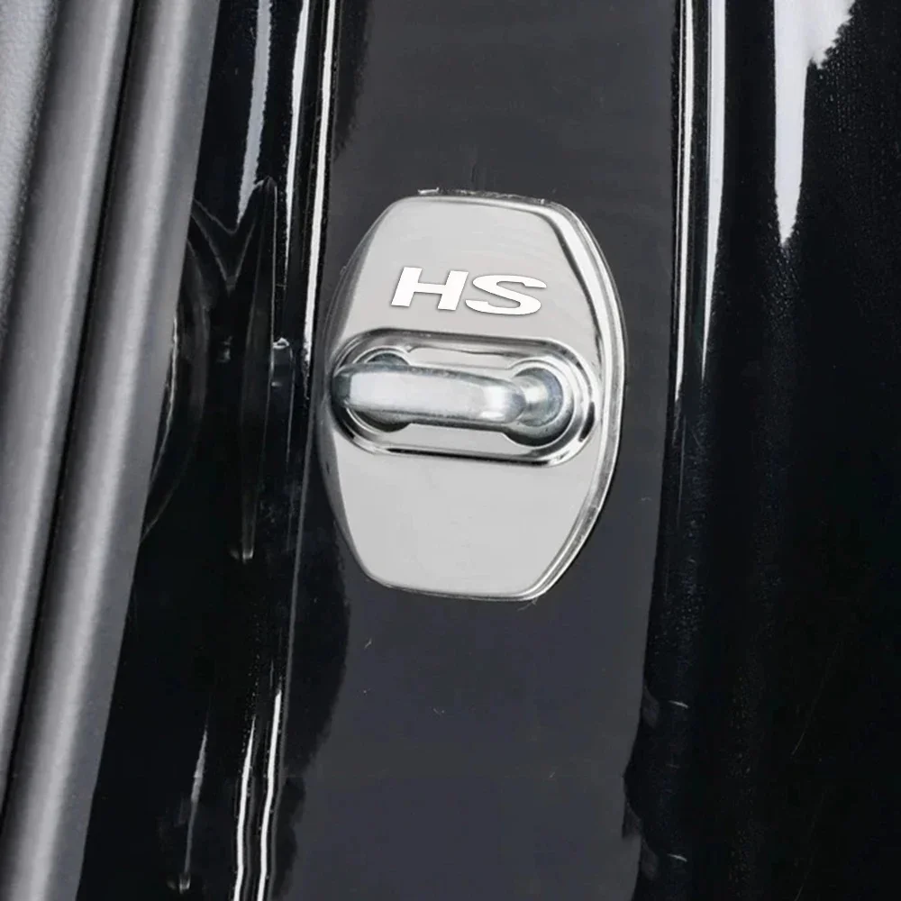 2Pcs Easy Install Car Door Lock Protector for MG HS EHS PHEV Trophy SE Stainless Steel Anti Rust Waterproof Cover