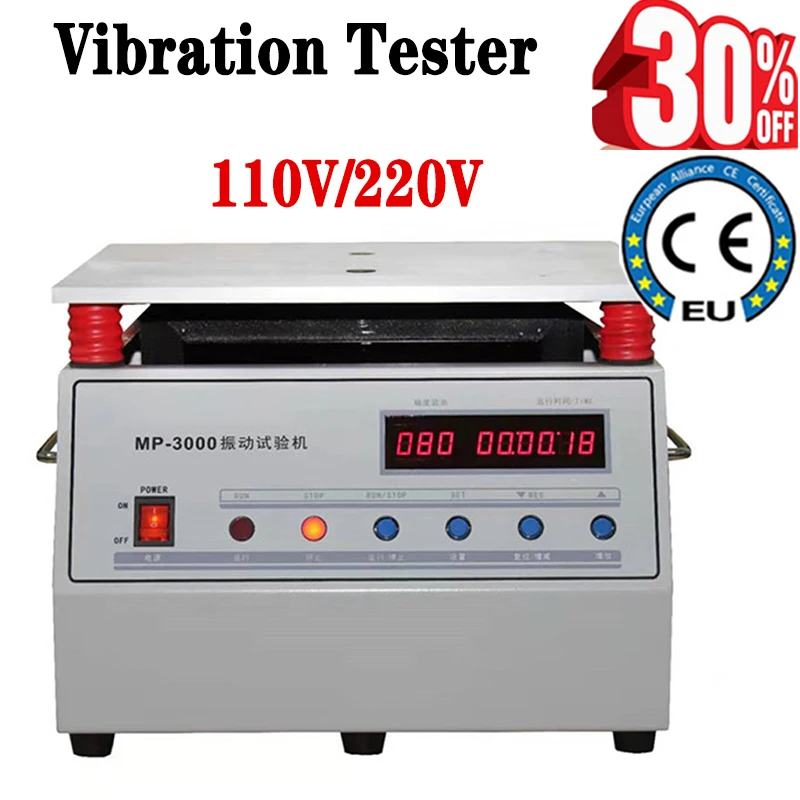 Vibration Test Machine Bench Stereo Vibration Tester MP-3000A Power Frequency Vertical Vibration Table Machine 220V/110V