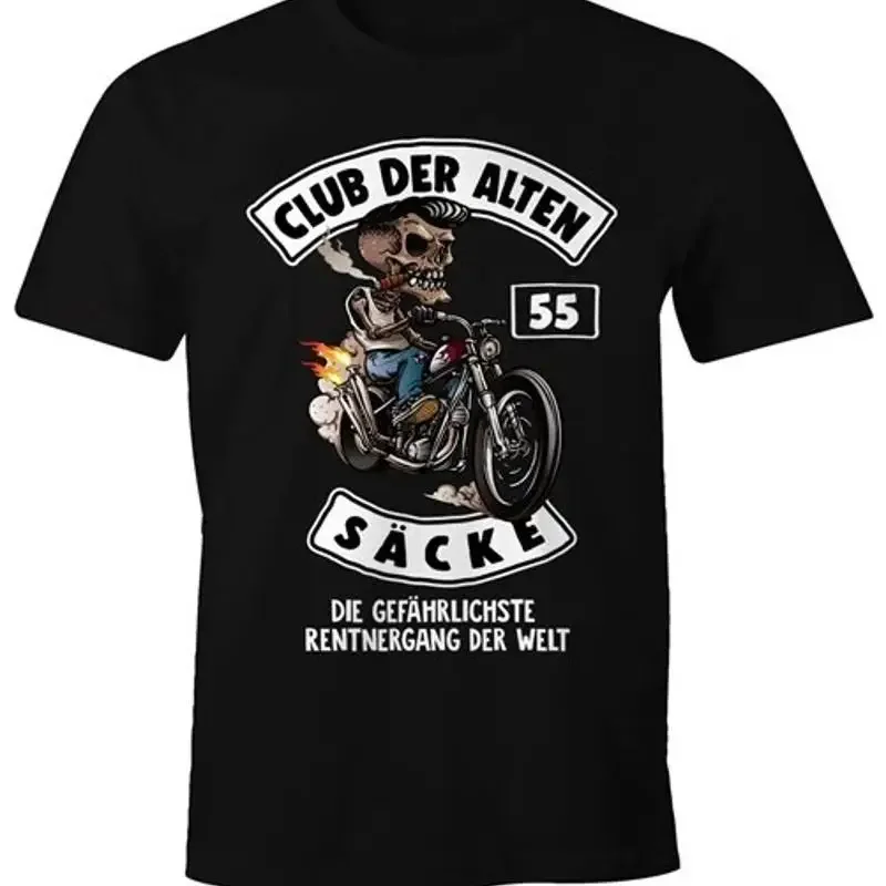 Mens Funny T Shirt Club Of Old Sacks Sack For Elderly All Size S 4XL