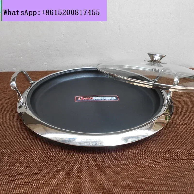 18/10 stainless steel  non-stick  frying fish pizza frying pan 30CM