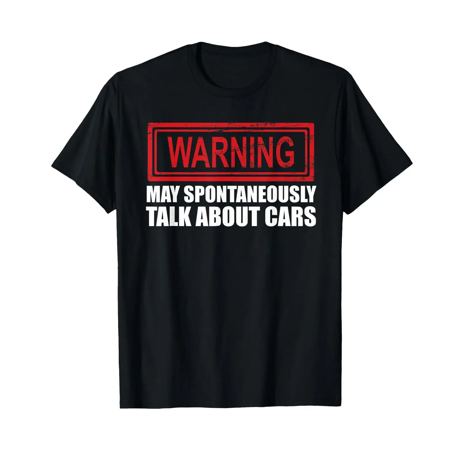 Warning May Spontaneously Talk About Cars T Shirt vintage Washed Comfortable streetwear Unisex Stylish Soft Stretched