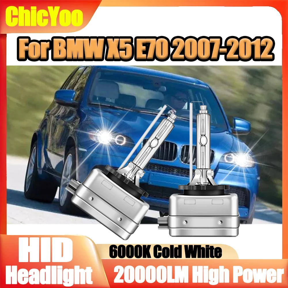 

6000K Super White 20000LM Xenon Auto Lights High Power 35W Xenon Headlight Bulbs For BMW X5 E70 2007 2008 2009 2010 2011 2012