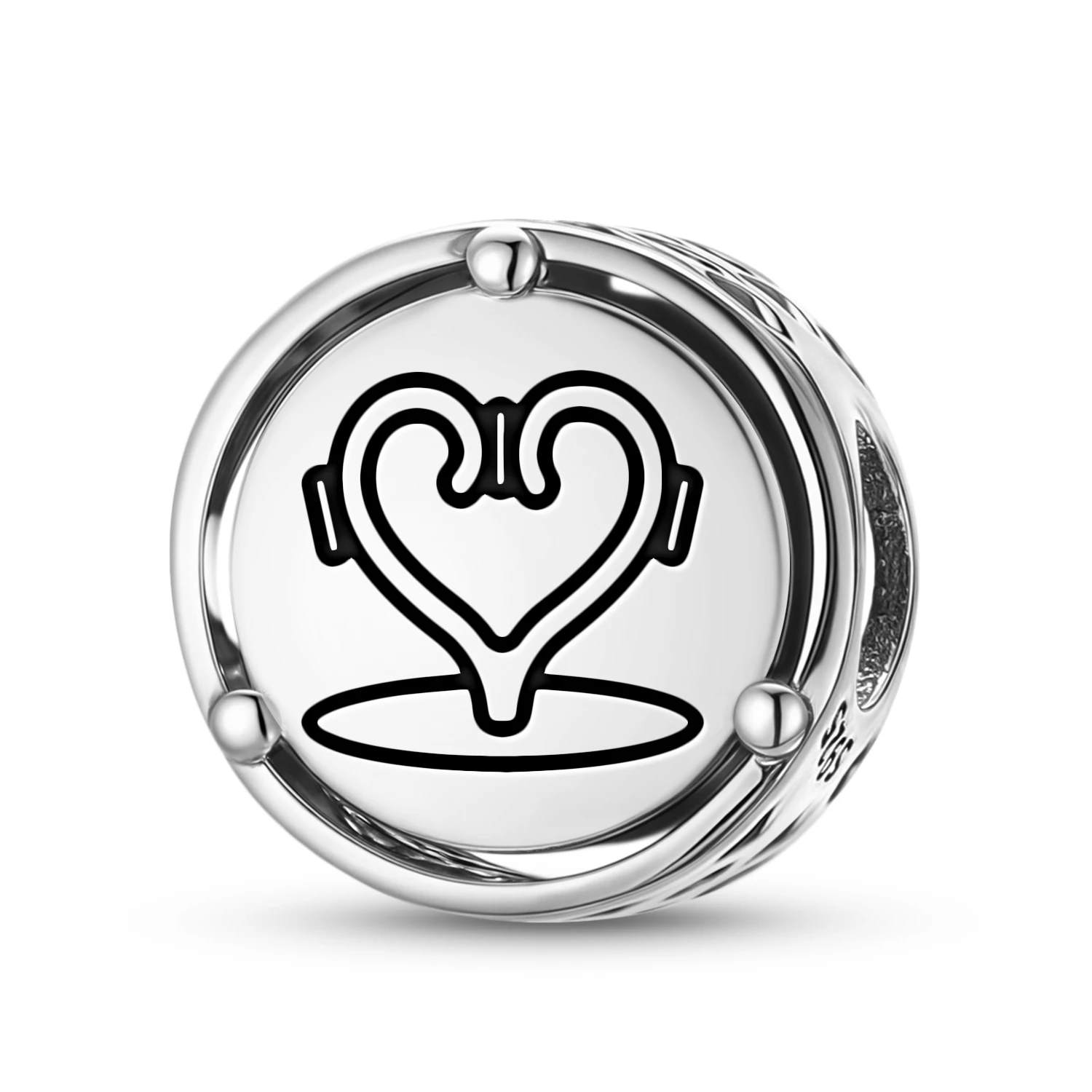 925 Sterling Silver Persian Ritual holder Charm Fit Original Bracelet Diy Jewelry Accessories Family Bead