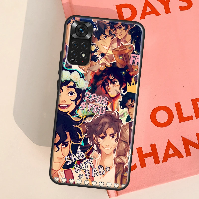 Cartoon Movie P-Percy Jackson Case For Xiaomi Redmi Note 12 Pro Note 8 9 10 11 Pro 9S 10S 11S 12S Redmi 9C 10A 10C 12C