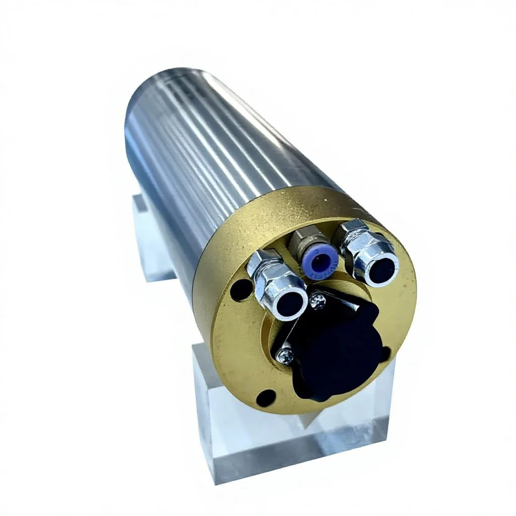 JD80/2.2KW-ER16 Spindle Motor 380V/220V Inverter Drive 1.0nm Torque Cooled Spindle 1 Year Warranty