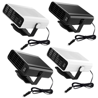 120 W car heater Compatible with All 12V DC Car Models White / Black Car Fan Heater Car Heater