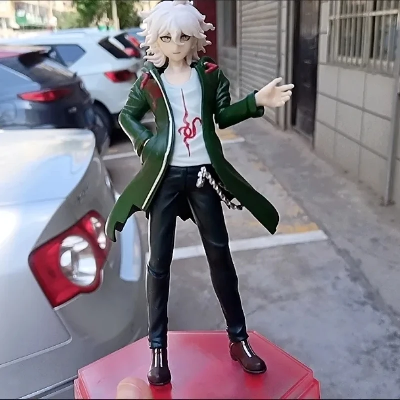 

20cm Game Danganronpa Nagito Komaeda Model Dolls Anime Action Figure Decorative Collectible Display Adult Children Toys Gifts