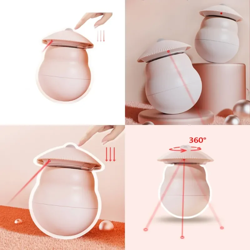 Portable Smart Interactive Toy for Cats and Dogs Educational Travel Companion Pet Play Device