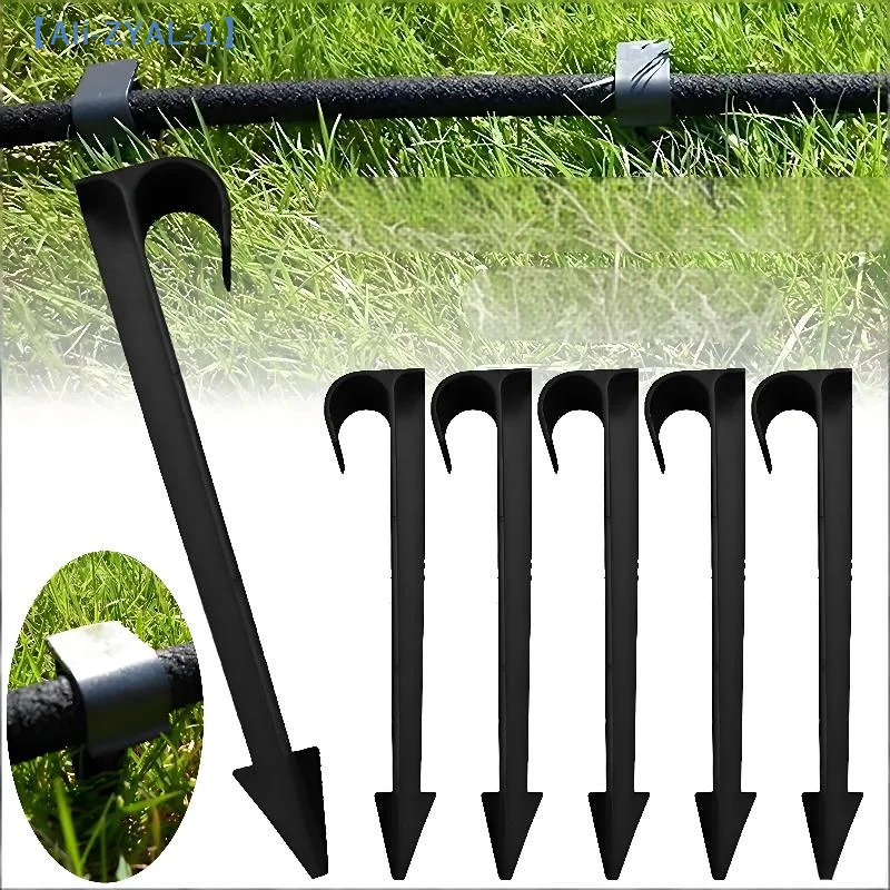 Garden Hose Pipe Brackets 20 or 50 Packs Strong Metal Fittings for Backyard Lawn Irrigation Accessories