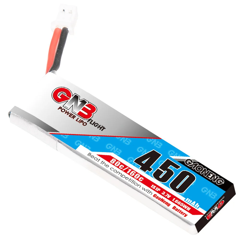 Baterai Lipo MAX 160c 1s 3.7v 450mAh untuk helikopter RC Quadcopter FPV suku cadang Drone balap 3.7v baterai isi ulang