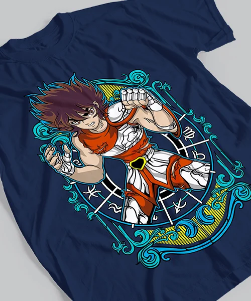 T-shirt for Anime Caballeros del Zodiaco Seiya