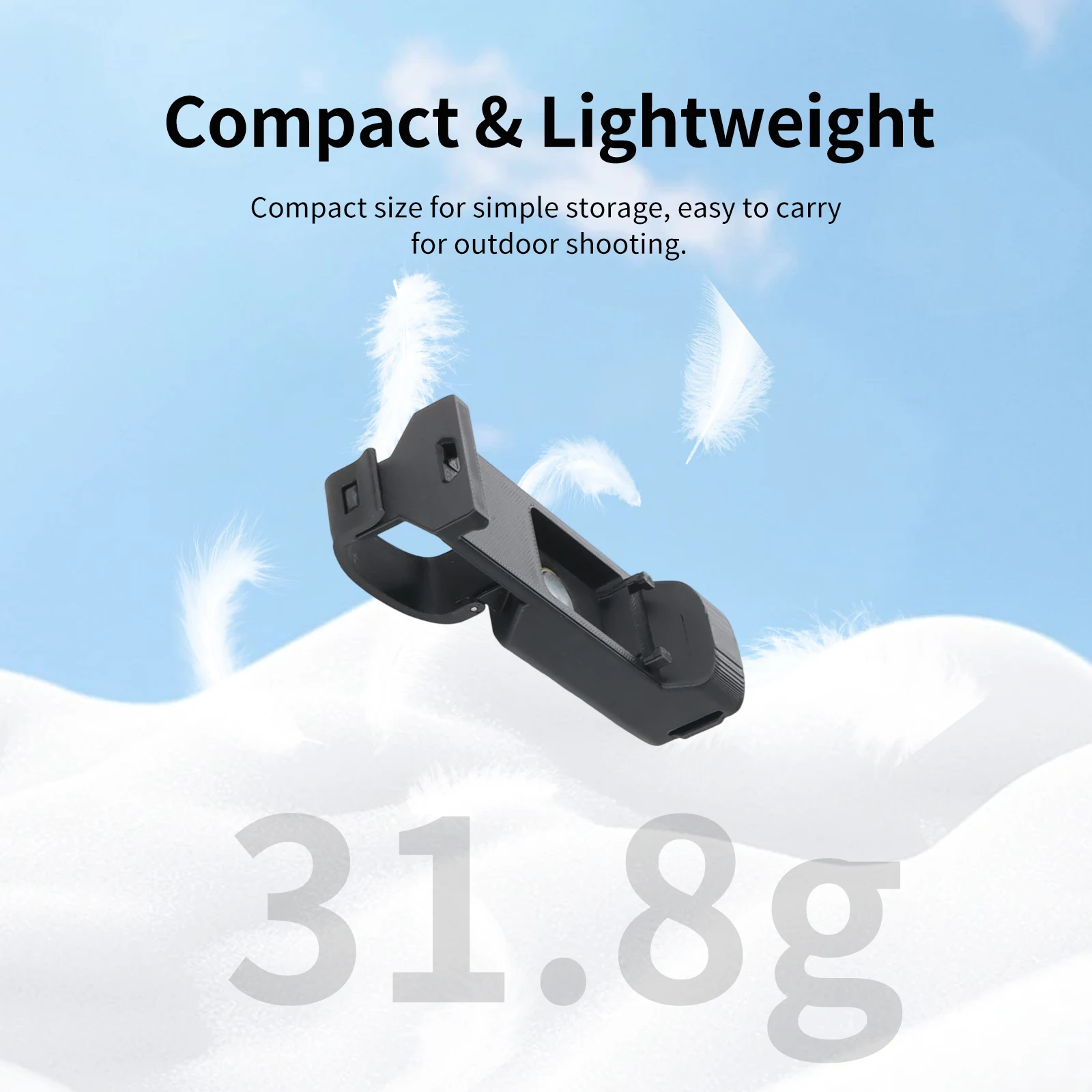 Vertical Shooting Bracket for Insta360 Luna Ultra,Lossless Vertical Mount 4K Handheld Gimbal Bracket for Stable Vlogging