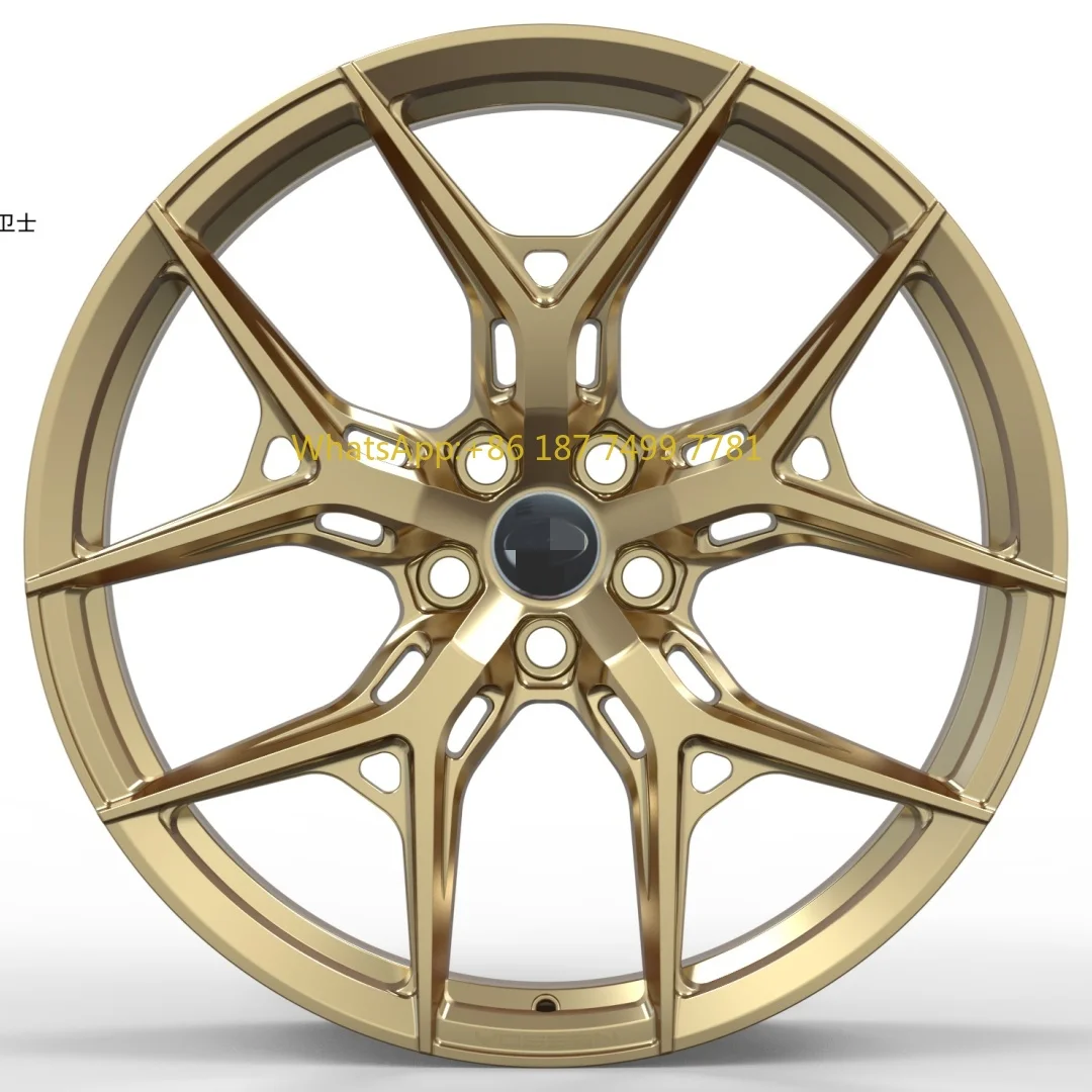 

High Quality 18-24 Inch Forged Bronze Alloy Wheels New Condition for ...-.Wheel Rims Gold 5X112 5X120 Aluminum