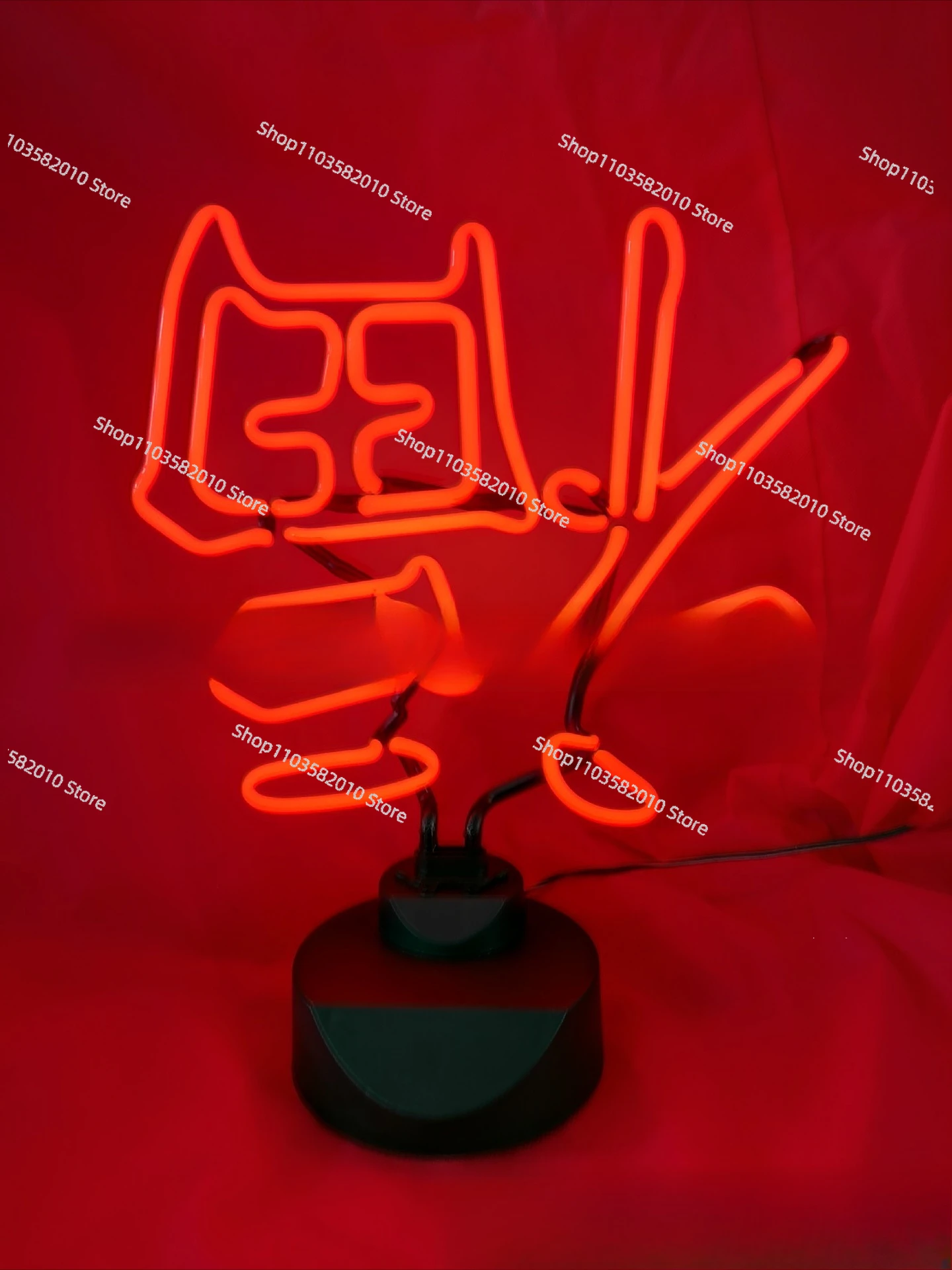 Supply Fu character neon lights, the first push Chinese characters one-stroke low-voltage neon lights