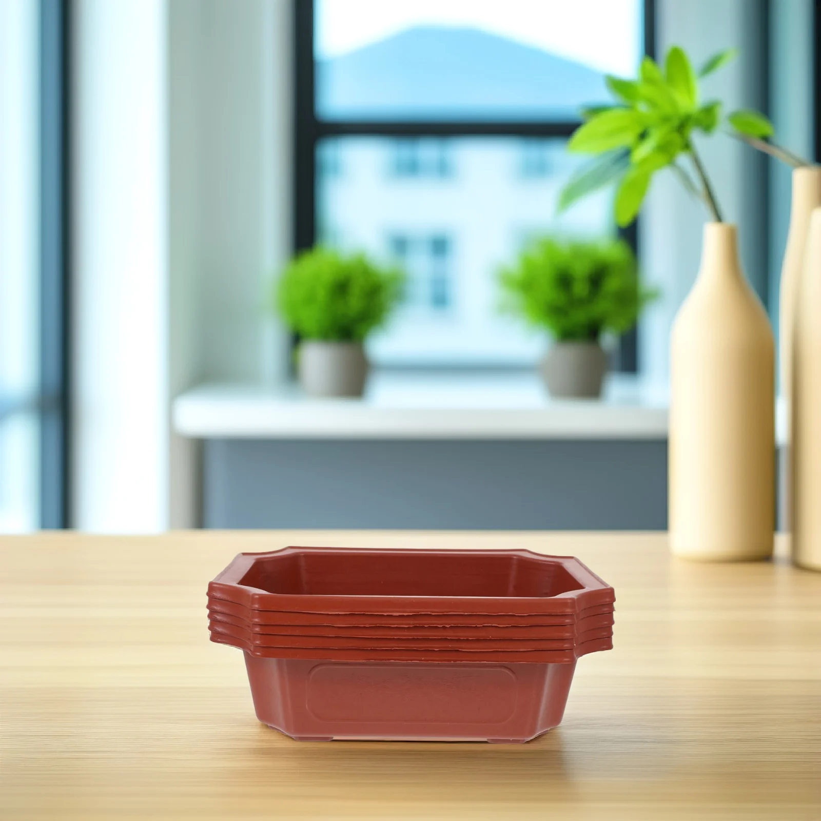 

Rectangular Pot Plant Pots Indoor Wide Growing Large Planter Rectangle