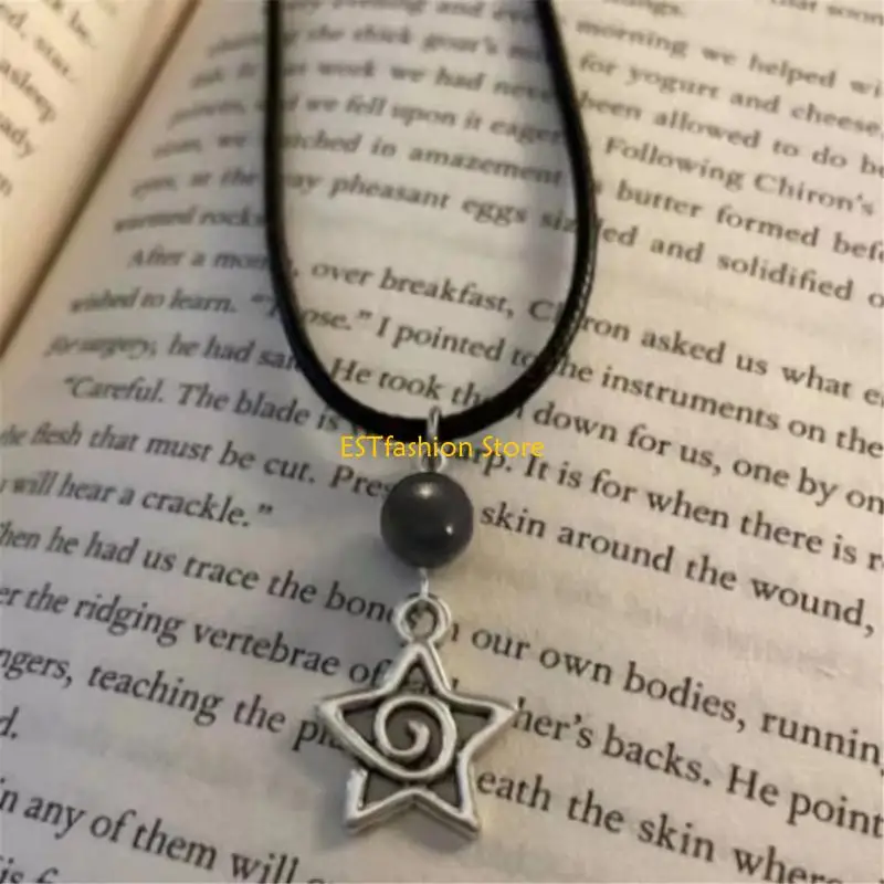 Y5GC Adjustable Length Choker Punk Neckchain Five-Pointed Star Shaped Clavicle Chain Jewelry for Fashion Forward Ladies