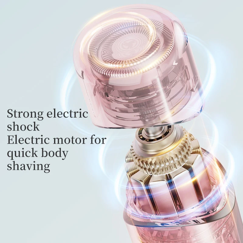 Portable Dual-Head Shaver Painless Hair Removal Mini Hair Removal Device Epilator