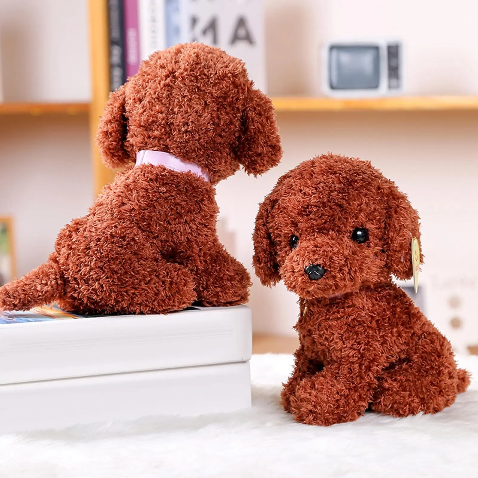 

Dog Plush Brown Hugging Decoration Dog Stuffed Toys For Children Home Decor Bedroom Living Room Study Indoor
