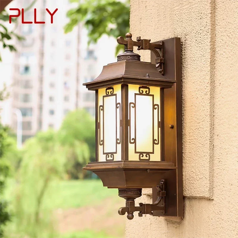 PLLY Contemporary LED Outdoor Wall Lamps Electric Simplicity Waterproof Balcony Hallway Courtyard Villa Gate Hotel