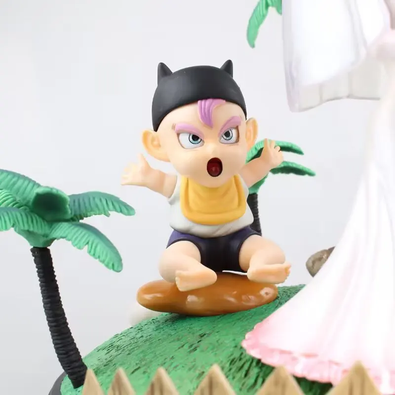 ​ ​ Estátua Gk de casamento Dragon Ball Z de 26 cm - Vegeta e Bulma com troncos Figura de anime presente colecionável ​   Ornamentos decorativos de mesa