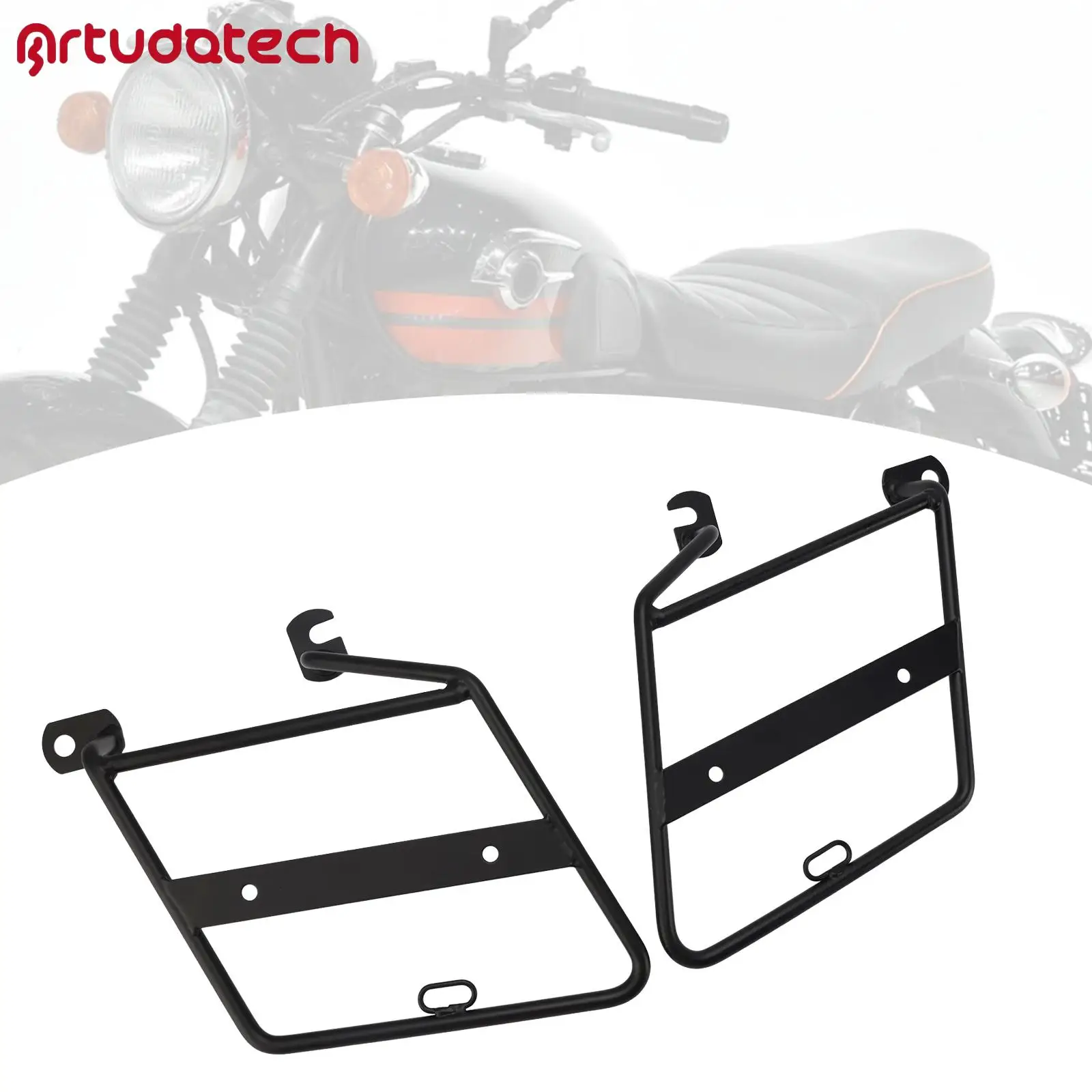 

Кронштейны для крепления боковых кофров Artudatech для Kawasaki W800 2011-2025, 24 шт., правый