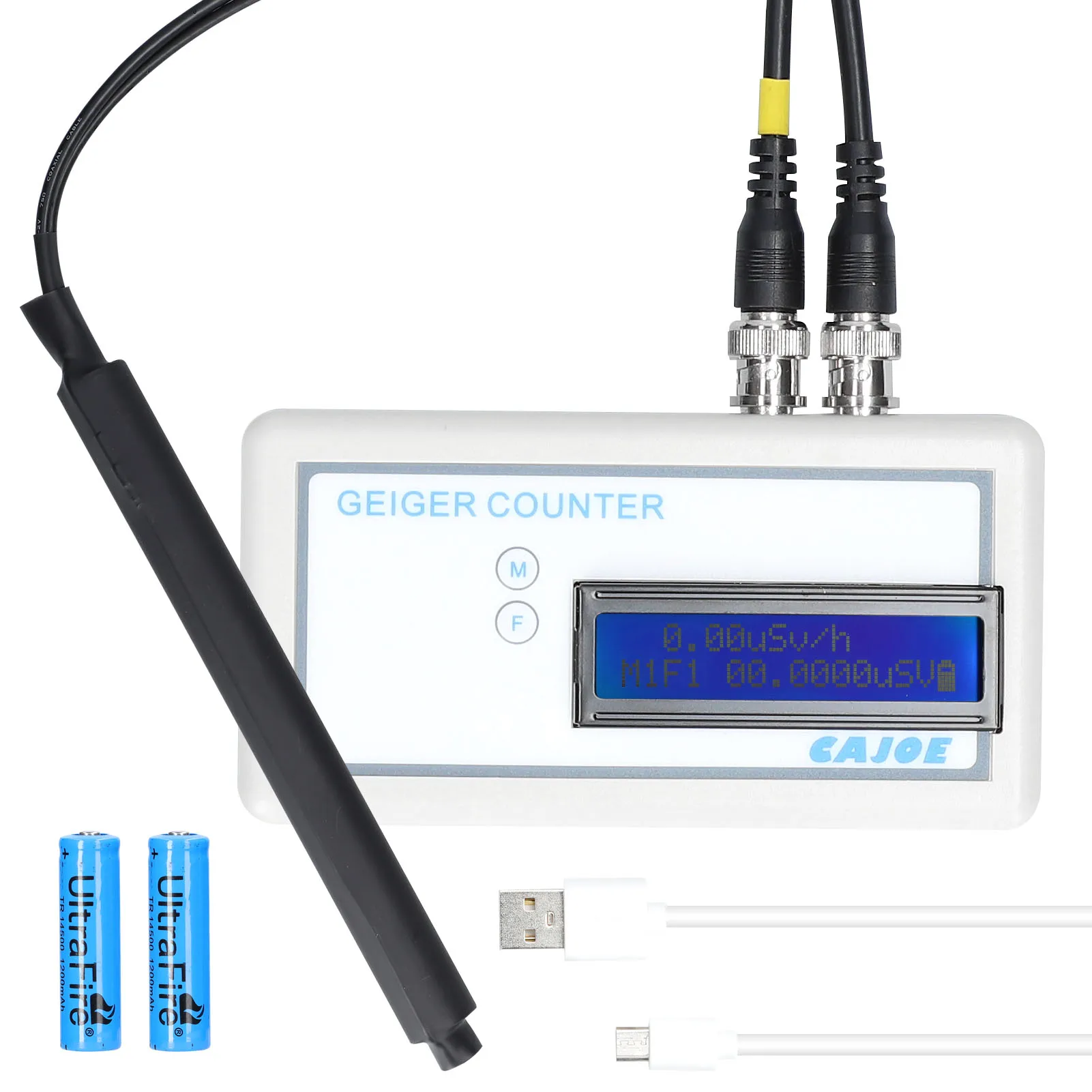 GMJ3 Portable Handheld Geiger Counter Multifunctional Nuclear Radiation and Electromagnetic γ β X Rays Detector geigercounter