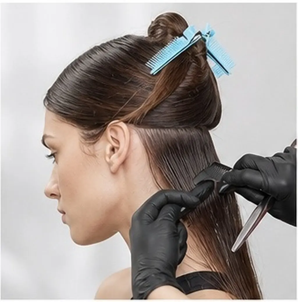 2Pcs Hairdressing Clips Salon Haircut Sectioning Salon Clips Hair Cutting Styling Layering Hair Clamps Hairstylist Clip