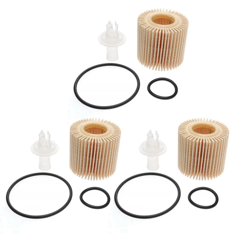 3X Engine Oil Filter For Toyota LEXUS Prius Scion 1.8L 04152-YZZA6 / 04152-B1010 / 04152-YZZA7 / 04152-40060