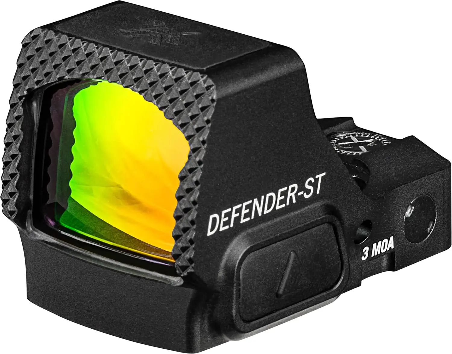 3 MOAOptics Defender-ST Micro Red Dot Sights - Motion Activation with Auto-Shutoff, DeltaPoint Pro Footprint, Top Mount Battery,