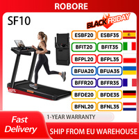 ROBORE SF10 Treadmill with 12% Incline, Maximum Load 136KG, Electric Treadmill 12KM/H for home, 3.0 HP Motor, LED Display