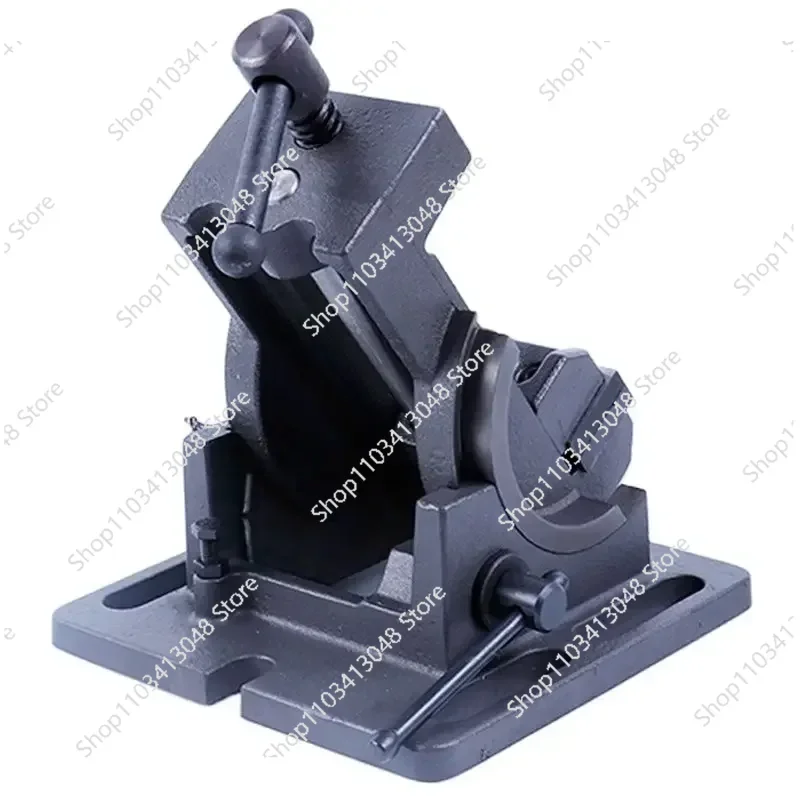 

3-Inch Vise 0-90 Degree Guide Rod Type Tiltable Fixture Hardware Tools Thickened Screw Rod Adjustable Angle Flat Nose Pliers