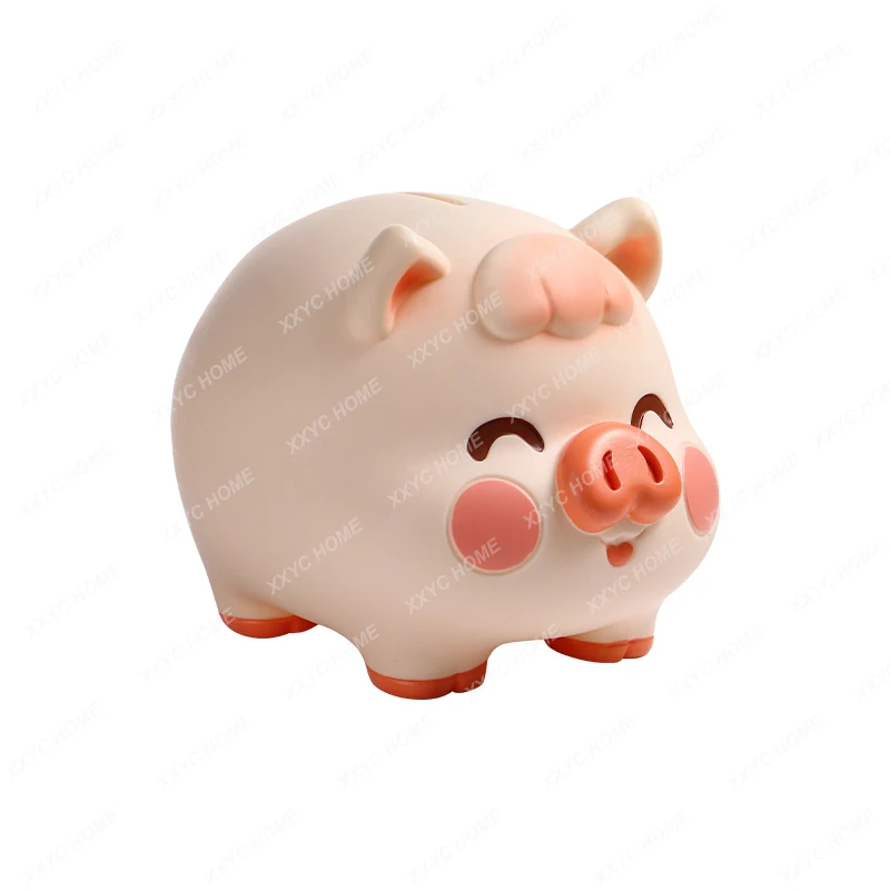 

Piggy Cute Money Box Cash Saving Big Size Organizer Kids Money Box Hidden Storage Cofres Para Dinheiro Infantil Cute Room Decor