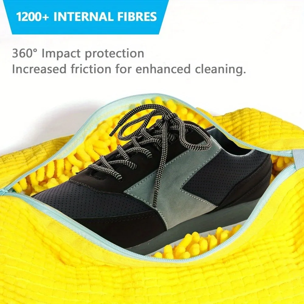 Shoe Laundry Bag: Dustproof shoe bag, suitable for washing machine and dryer, includes reusable cleaning shoe bag — suitable for - view 6